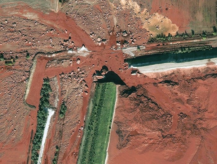 Aerial imagery of Hungary